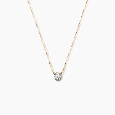 Collier Teani Or Jaune Diamant - Colliers avec pierres Femme | Marc Orian