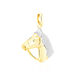 Pendentif Egide Cheval Or Bicolore - Pendentifs Famille | Marc Orian