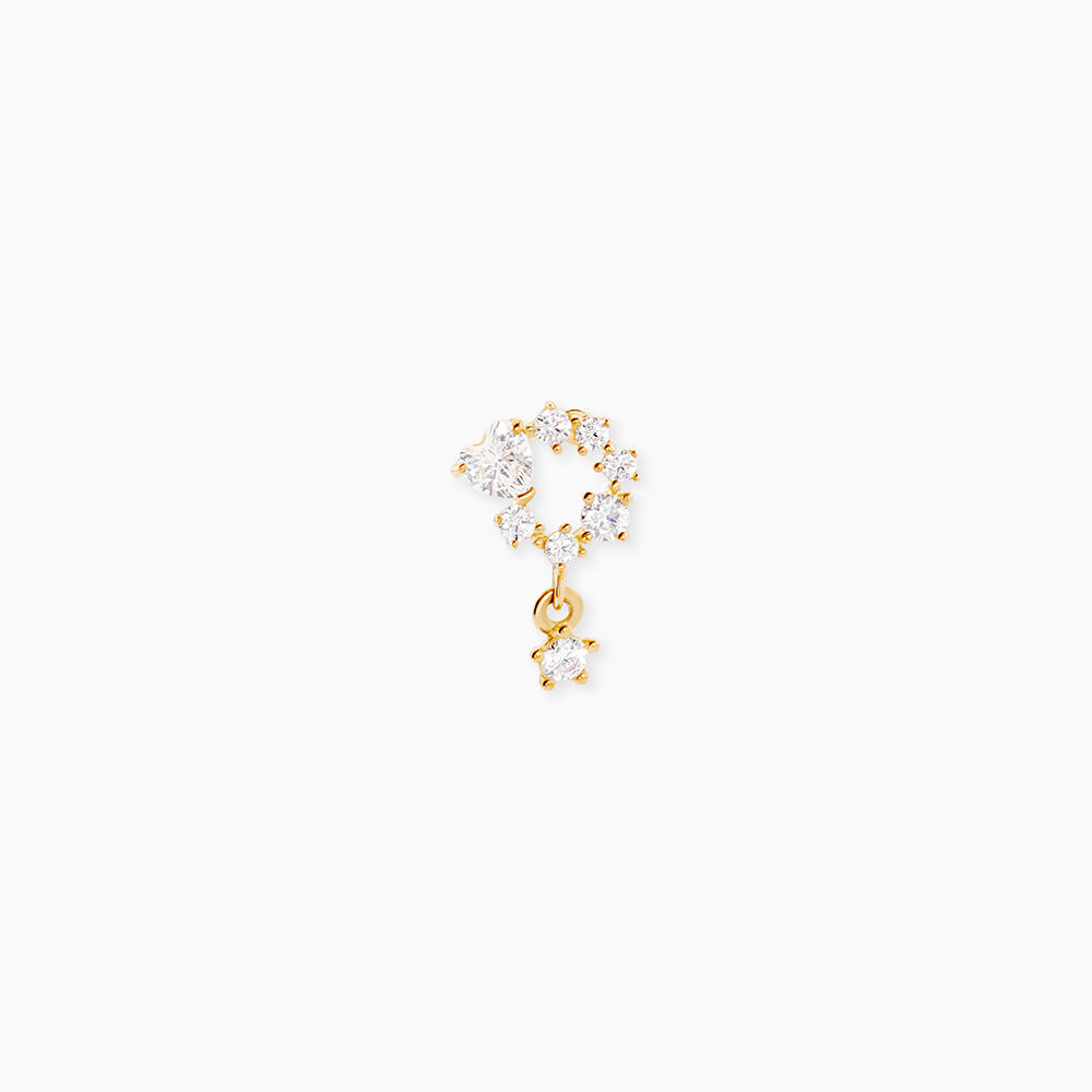 Piercing Himalia Or Jaune Oxyde De Zirconium - Piercings Femme | Marc Orian