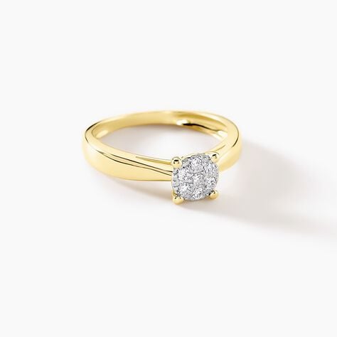 Bague Solitaire Artemis Or Jaune Diamant - Solitaires Femme | Marc Orian