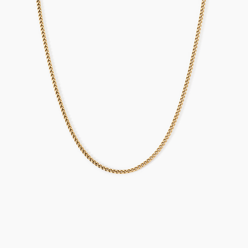 Cha&icirc;ne Clement Plaqu&eacute; Or Jaune - Colliers fantaisie Homme | Marc Orian