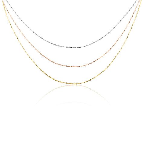 Chaine Ylsa Argent Tricolore - Chaines Femme | Marc Orian