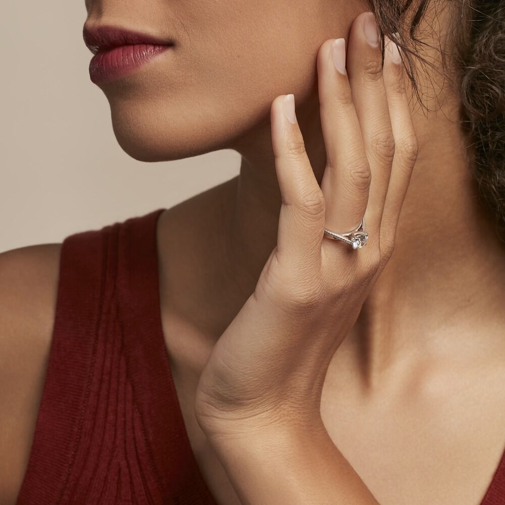 Bague Solitaire Maellyne Argent Blanc Oxyde De Zirconium - Solitaires Femme | Marc Orian