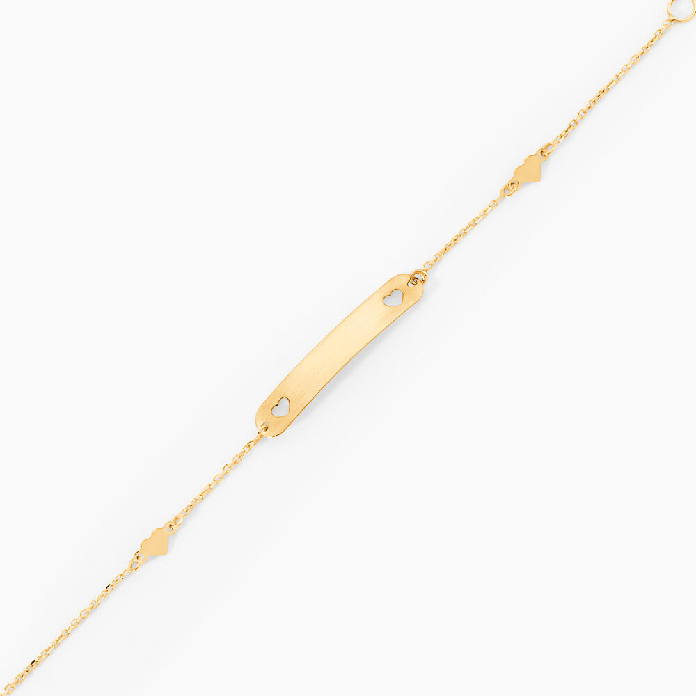 Bracelet Identit&eacute; Mellie Or Jaune - Gourmettes Enfant | Marc Orian