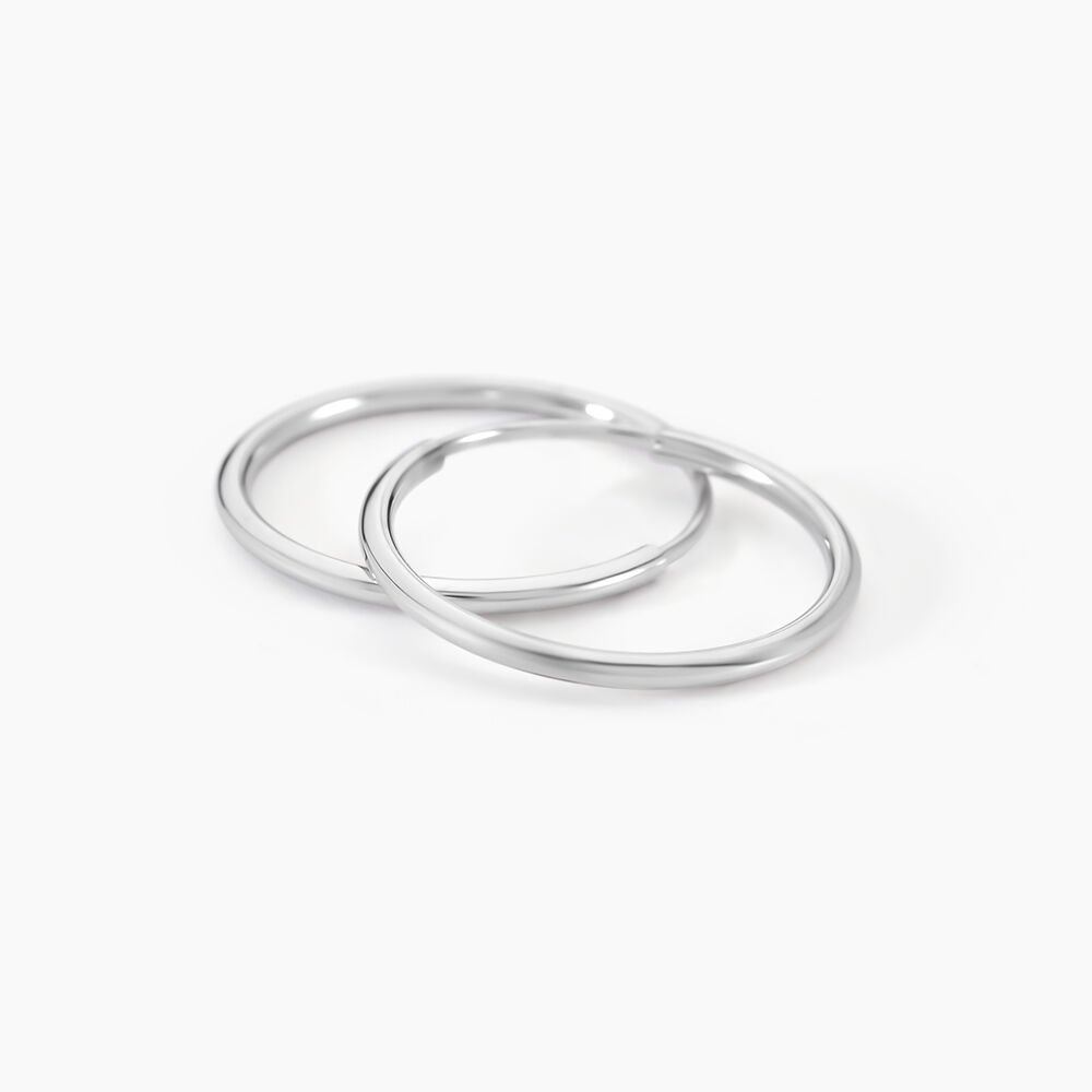 Créoles Dominae Or Blanc - Créoles Femme | Marc Orian