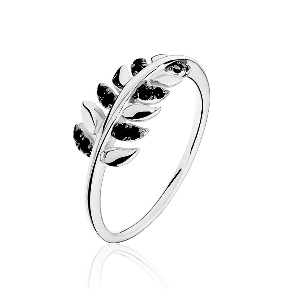 Bague Jade Argent Blanc Oxyde De Zirconium -  Femme | Marc Orian