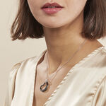 Collier Pam Argent Blanc C&eacute;ramique Et Oxyde De Zirconium - Colliers avec pierres Femme | Marc Orian