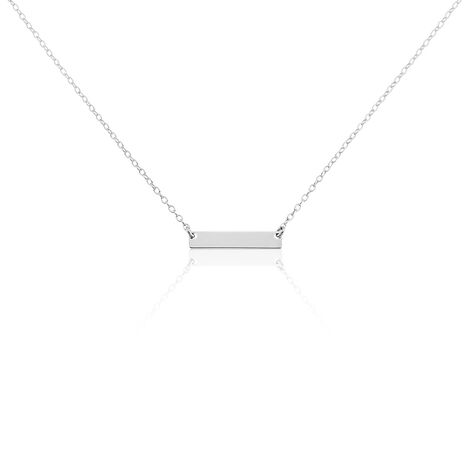 Collier Suzeanne Argent Blanc - Bijoux personnalisés Femme | Marc Orian