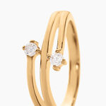 Bague Ana-lou Plaque Or Jaune Oxyde De Zirconium - Bijoux fantaisie Femme | Marc Orian