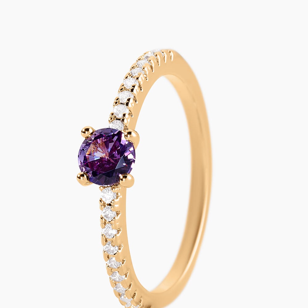 Bague Kurt Plaqué Or Jaune Oxyde De Zirconium - Bijoux fantaisie Femme | Marc Orian