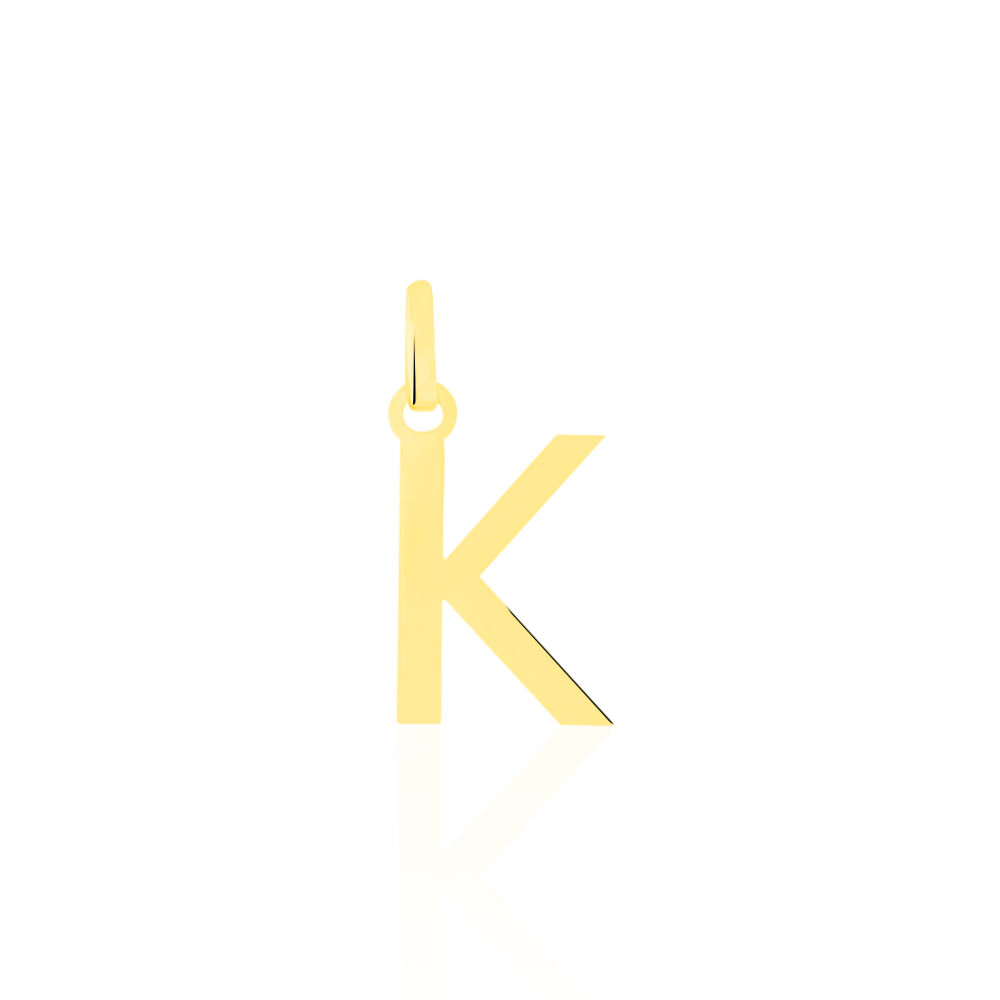 Pendentif Ionia Lettre Or Jaune - Pendentifs Famille | Marc Orian