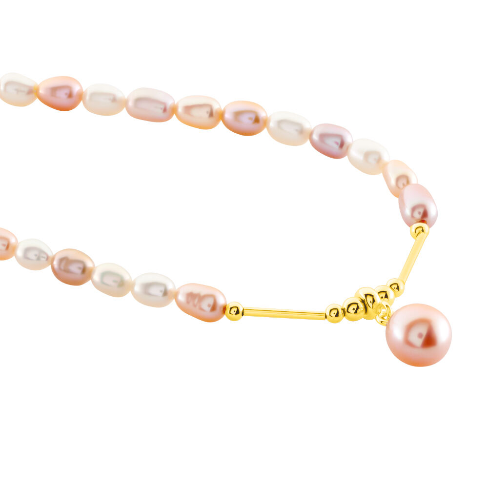 Collier Poire Or Jaune Perle De Culture - Colliers avec pierres Femme | Marc Orian