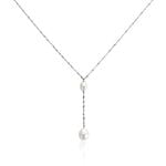 Collier Euphoria Argent Blanc Perle De Culture - Colliers avec pierres Femme | Marc Orian