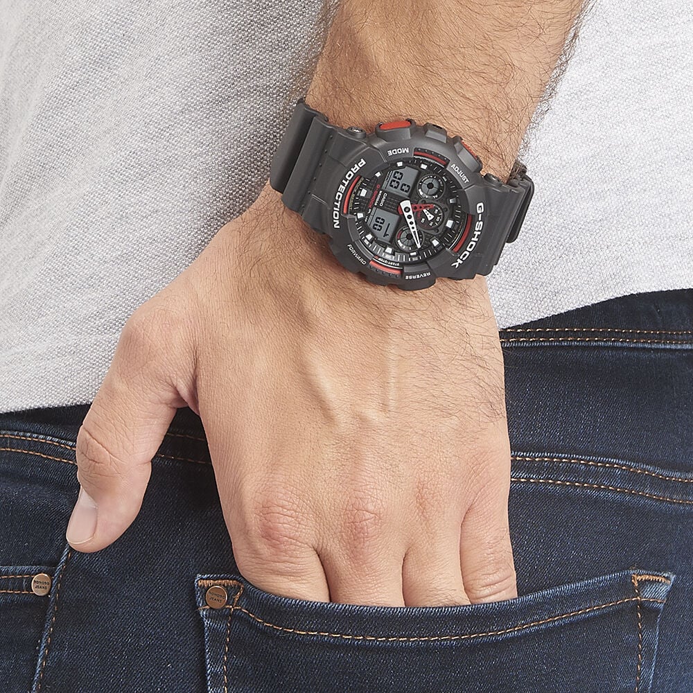 G shock black and red new arrivals