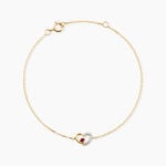 Bracelet Bengta Or Jaune Rubis Diamant - Bracelets cha&icirc;nes Femme | Marc Orian