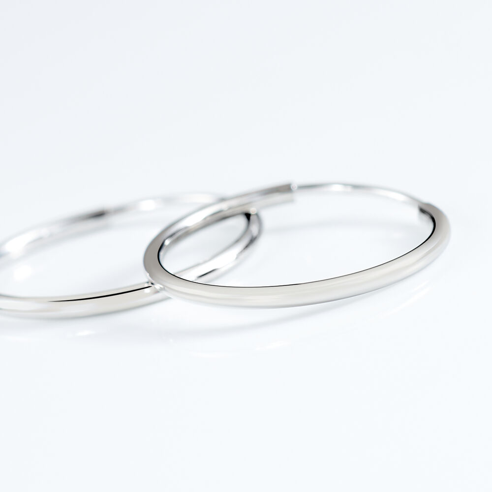 Cr&eacute;oles Dominae Or Blanc - Cr&eacute;oles Femme | Marc Orian