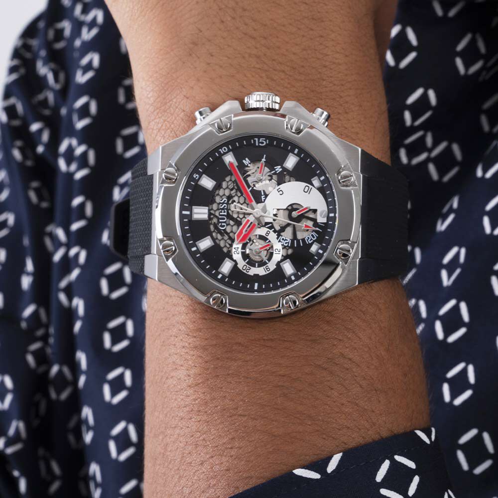 Montre Guess Third Gear Noir - Montres étanches Homme | Marc Orian