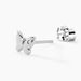 Boucles D'oreilles Puces Diep Argent Blanc Oxyde De Zirconium - Puces Femme | Marc Orian