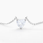 Collier Kelvyn Argent Blanc Oxyde De Zirconium - Colliers avec pierres Femme | Marc Orian