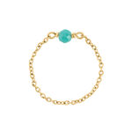 Bague Calliope Plaqu&eacute; Or Dor&eacute; Amazonite - Bijoux fantaisie Femme | Marc Orian