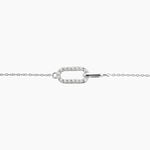 Bracelet Tracee Argent Blanc Oxyde De Zirconium - Bracelets fantaisie Femme | Marc Orian