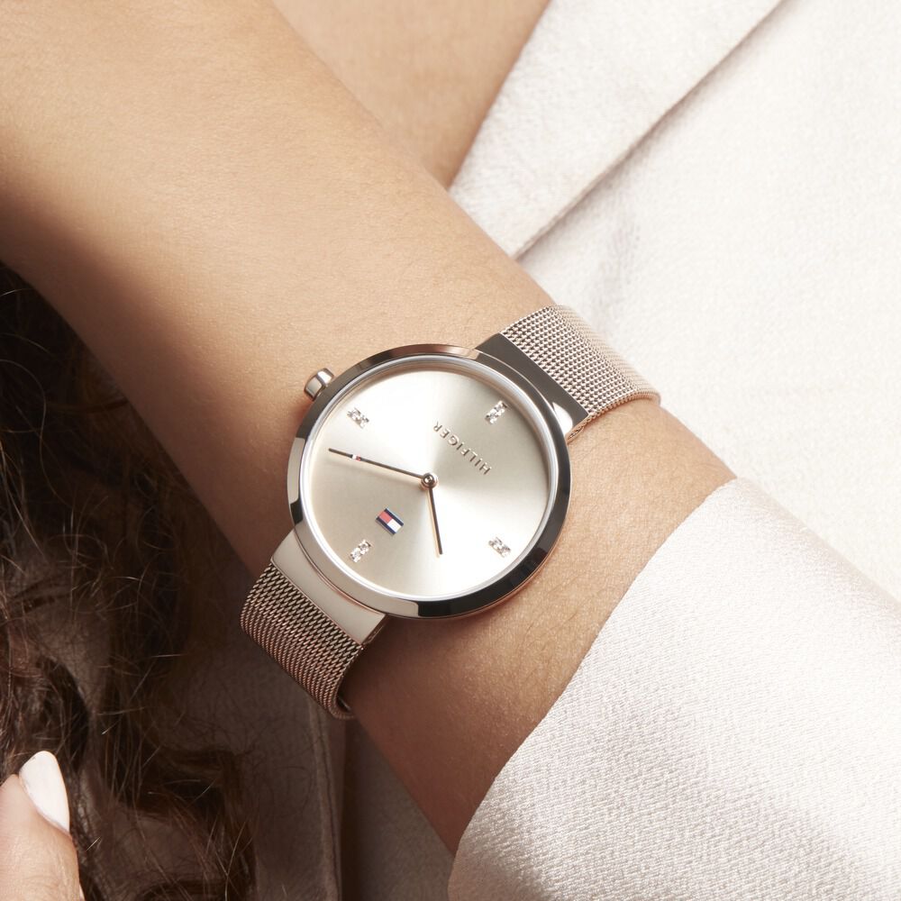 Montre Tommy Hilfiger Liberty Doré Rose - Montres étanches Femme | Marc Orian
