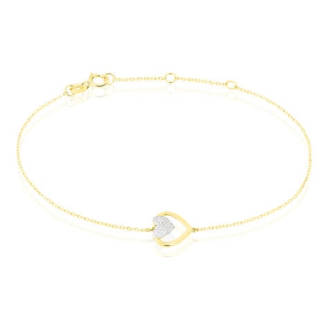 Bracelet Mary-jane Or Jaune Diamant - Bracelets cha&icirc;nes Femme | Marc Orian