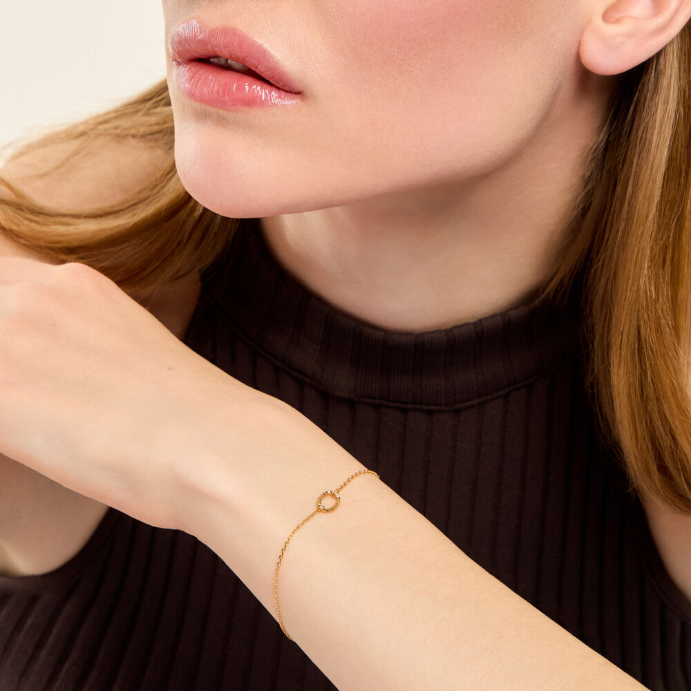 Bracelet Aleria Plaqu&eacute; Or Jaune - Bracelets fantaisie Femme | Marc Orian