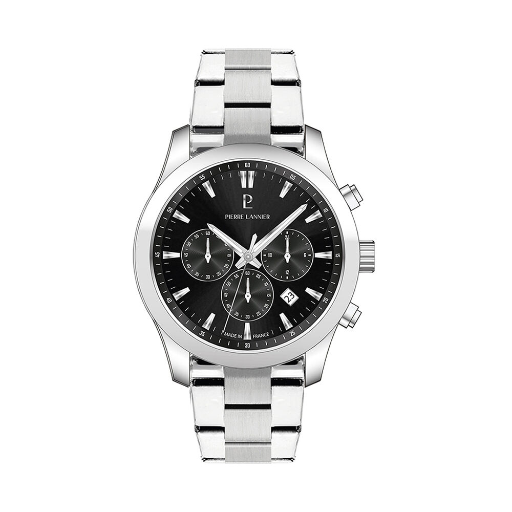 Montre Pierre Lannier Lannier Boulevard Noir - Montres &eacute;tanches Homme | Marc Orian