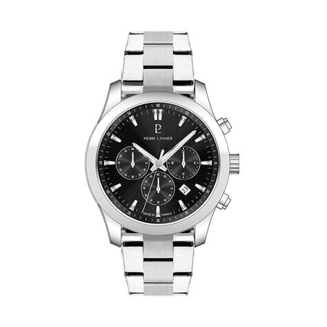 Montre Pierre Lannier Lannier Boulevard Noir - Montres &eacute;tanches Homme | Marc Orian