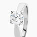 Bague Vicoeuria Ld Platine Blanc Diamant Synth&eacute;tique - Solitaires Femme | Marc Orian