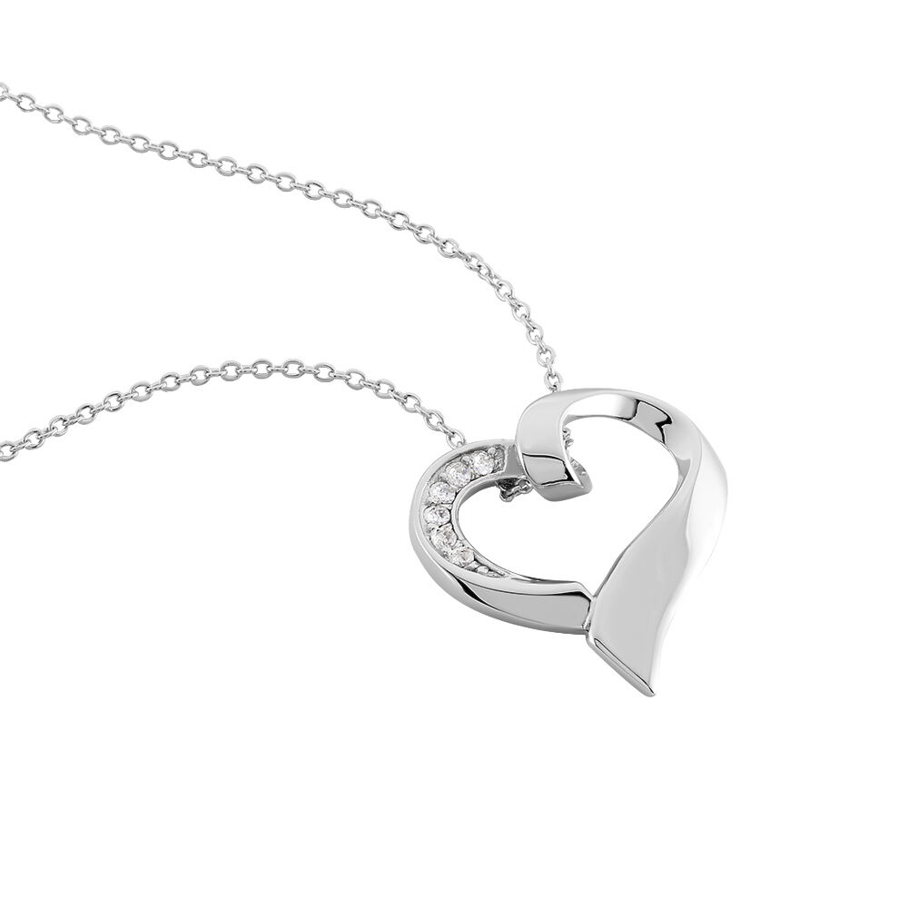Collier Daviane Argent Blanc Oxyde De Zirconium - Colliers avec pierres Femme | Marc Orian
