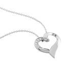 Collier Daviane Argent Blanc Oxyde De Zirconium - Colliers avec pierres Femme | Marc Orian