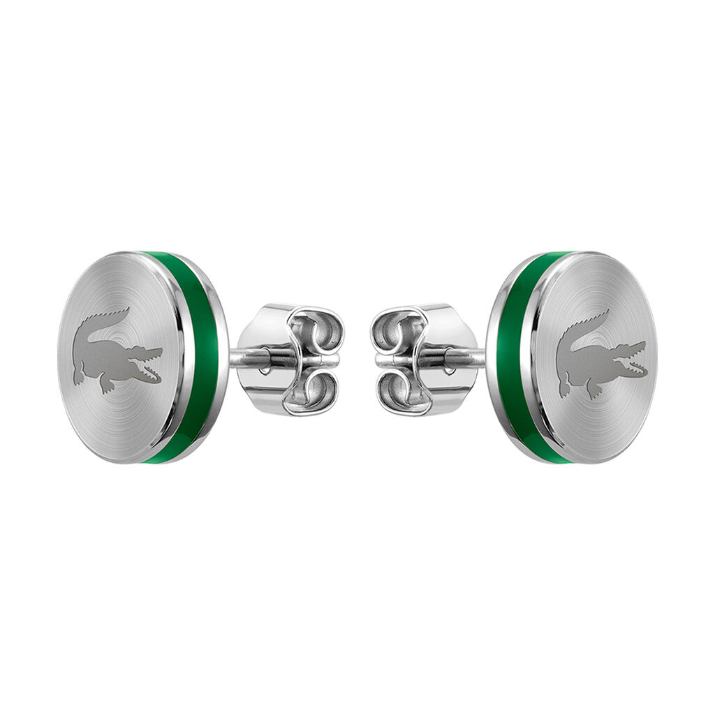 Boucles D'Oreilles Puces Lacoste Baseline Acier - Puces Homme | Marc Orian