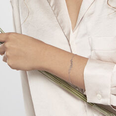 Bracelet Argent Blanc Didon - Bracelets chaînes Femme | Marc Orian