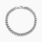 Bracelet Phebus Him Acier Blanc - Bracelets cha&icirc;nes Homme | Marc Orian