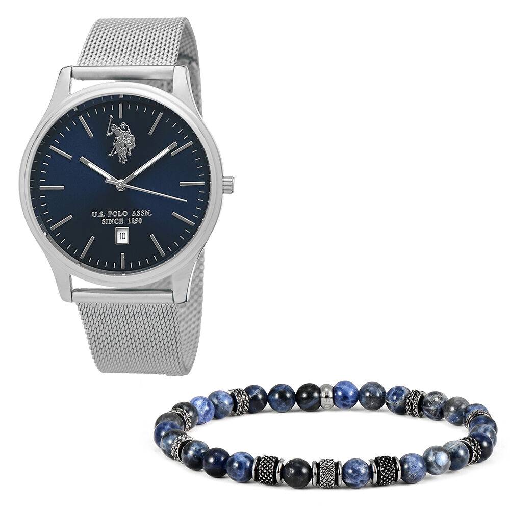 Coffret De Montre U.s. Polo Assn. Bleu - Montres Homme | Marc Orian