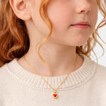 Collier Coralie Coeur Or Jaune - Colliers avec pierres Enfant | Marc Orian