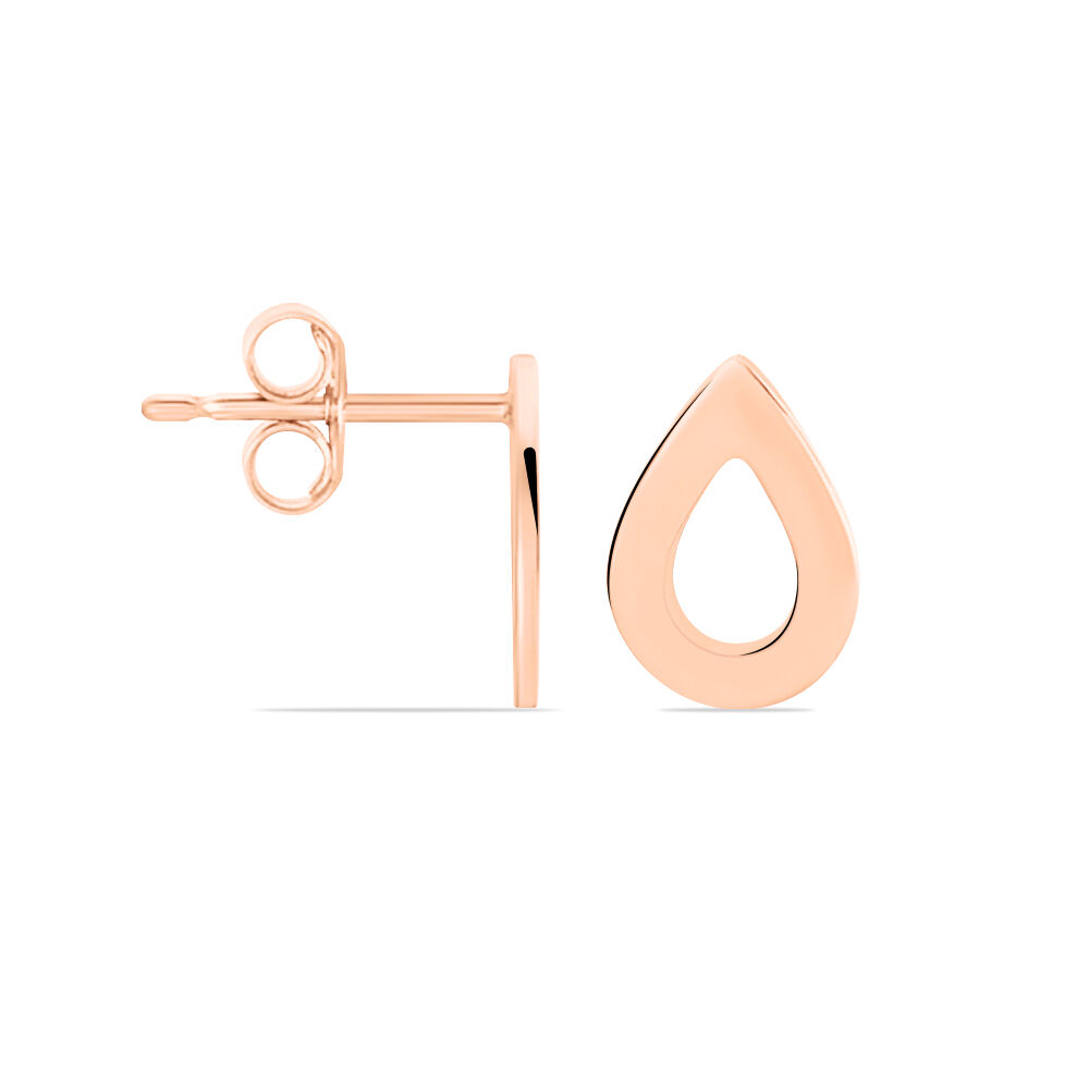 Boucles D'oreilles Puces Anh Argent Rose - Puces Femme | Marc Orian