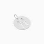 Pendentif Elio H Argent Blanc - Bijoux fantaisie Famille | Marc Orian