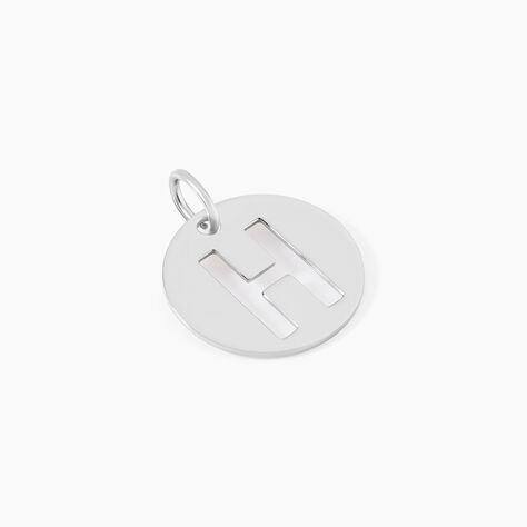 Pendentif Elio H Argent Blanc - Bijoux fantaisie Famille | Marc Orian