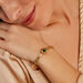 Bracelet Jonc Acier Doré Malachite - Bracelets joncs Femme | Marc Orian