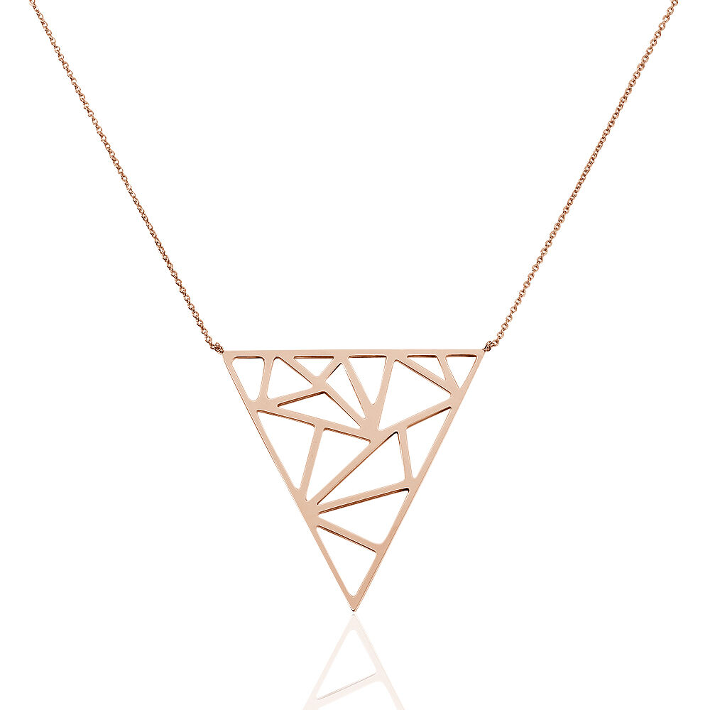 Collier Sautoir Rosario Acier Rose - Colliers fantaisie Femme | Marc Orian