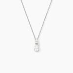 Collier Marie-helena Argent Blanc Oxyde De Zirconium - Colliers avec pierres Femme | Marc Orian