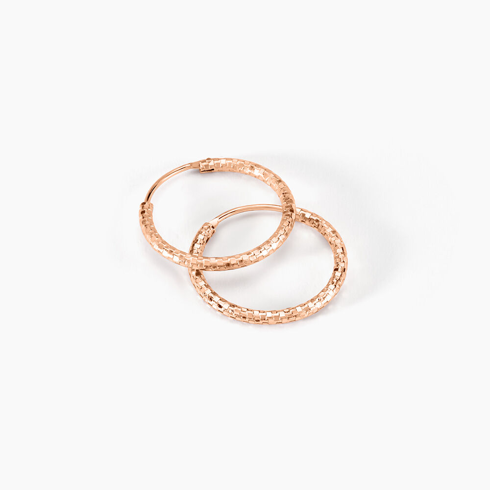 Cr&eacute;oles Argent Rose Agathe - Cr&eacute;oles Femme | Marc Orian