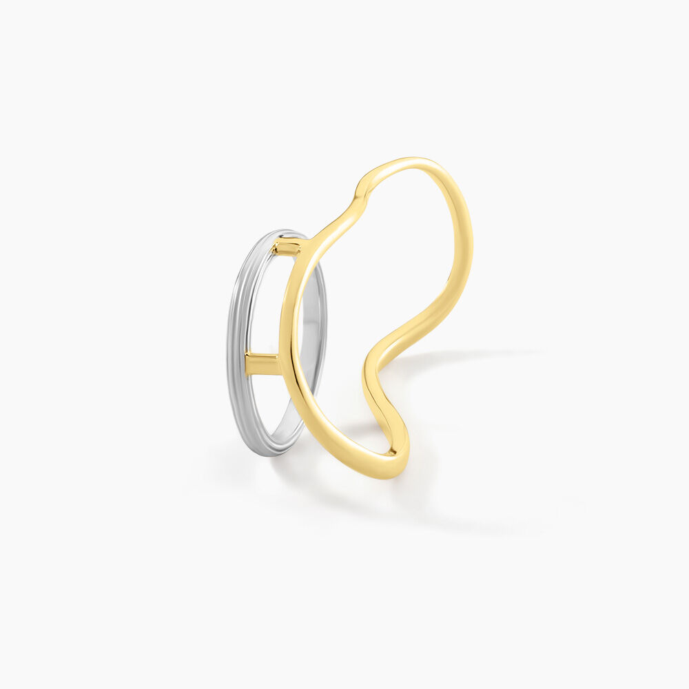 Bague Lara Argent Bicolore - Bijoux fantaisie Femme | Marc Orian
