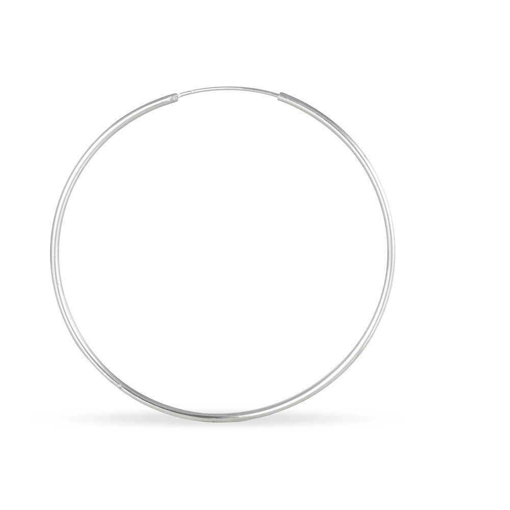 Créoles Argent Blanc Olympia - Grosses créoles Femme | Marc Orian
