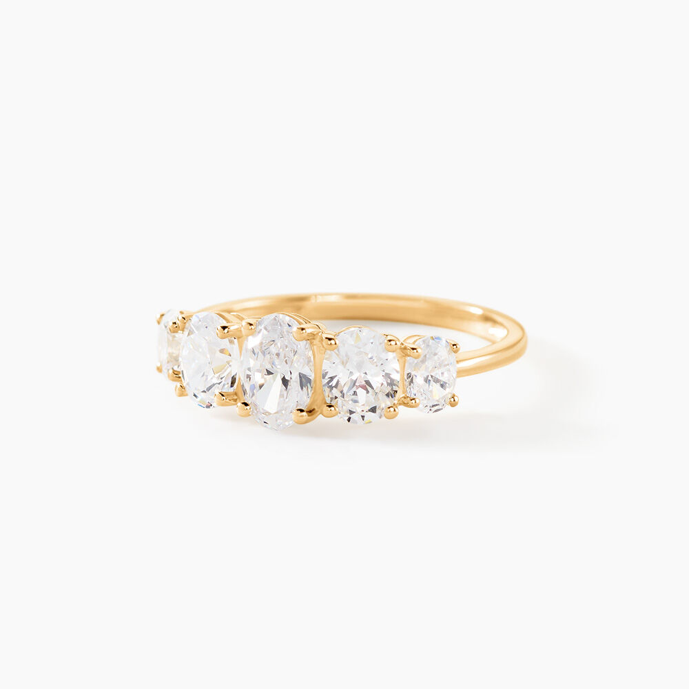 Bague Astarte Or Jaune Oxyde De Zirconium - Solitaires Femme | Marc Orian