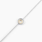 Bracelet Swane Or Jaune Argent Blanc Oxyde De Zirconium - Bracelets cha&icirc;nes Femme | Marc Orian