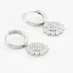 Cr&eacute;oles Argent Blanc Maximille Oxydes De Zirconium - Cr&eacute;oles Femme | Marc Orian